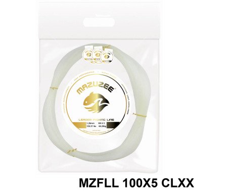 AQUA MARINE - Leader Fishing Line (100 X 5 Coils Connected)